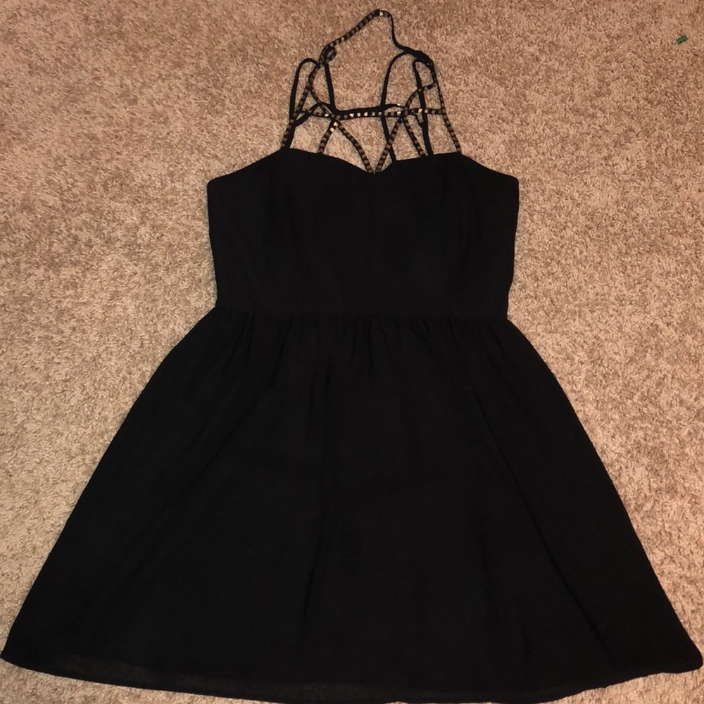 Black cocktail dress